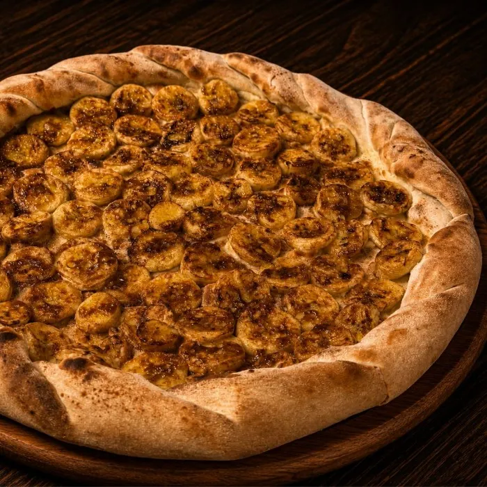 Pizza Banana com Canela