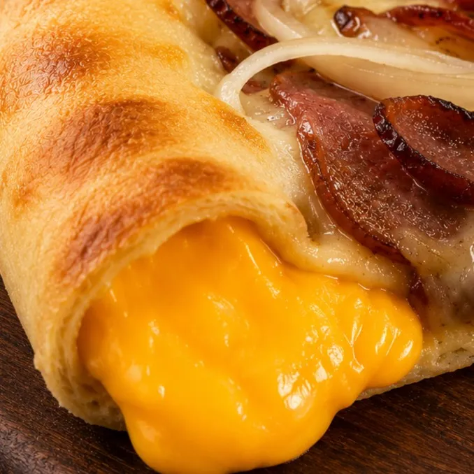 Borda recheada de cheddar